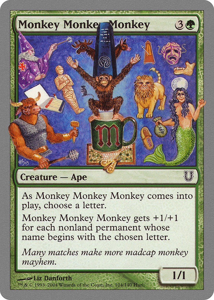 2004 Magic: The Gathering Unhinged 2004 Magic: The Gathering Unhinged #104 trading card