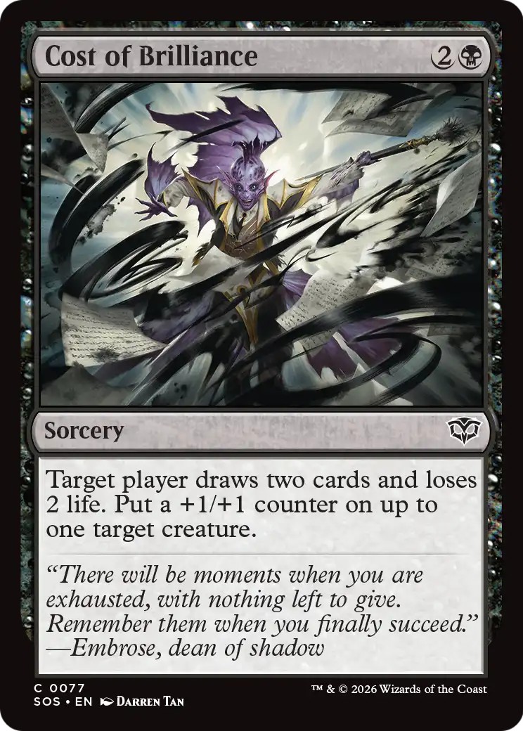 Cost of Brilliance - Image 1