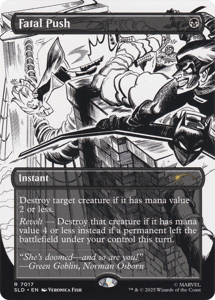 2025 Magic: The Gathering Secret Lair Drop 2025 Magic: The Gathering Secret Lair Drop #7017 trading card