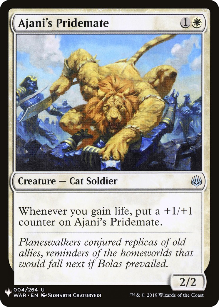 2019 Magic: The Gathering The List 2019 Magic: The Gathering The List #WAR-4 trading card