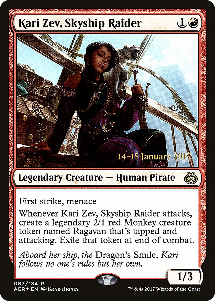 2017 Magic: The Gathering Aether Revolt Promos 2017 Magic: The Gathering Aether Revolt Promos #87s trading card