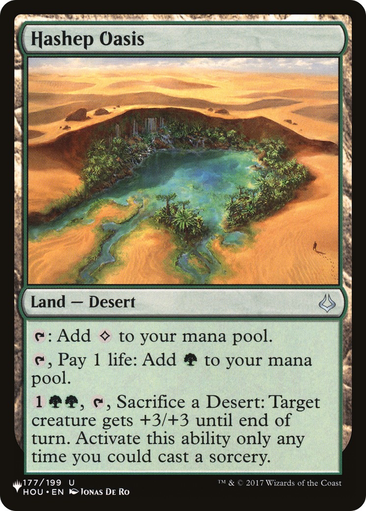 2020 Magic: The Gathering The List 2020 Magic: The Gathering The List #HOU-177 trading card