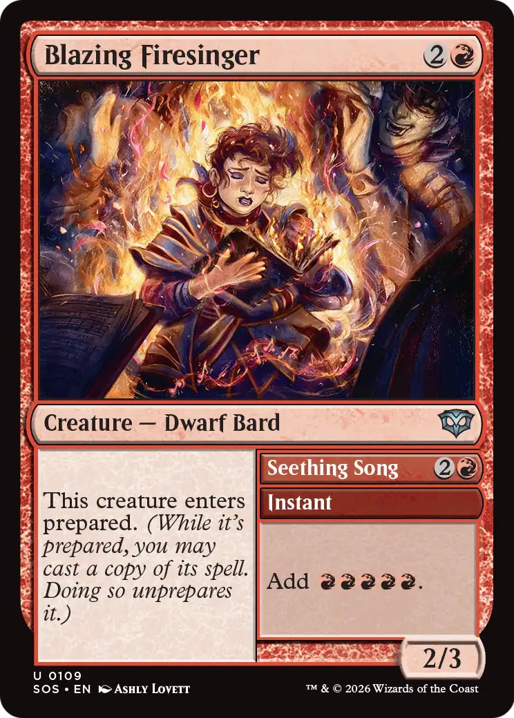 Blazing Firesinger // Seething Song - Image 1