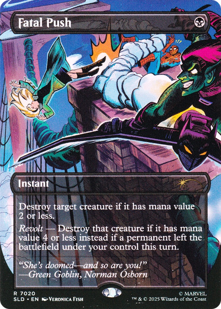 2025 Magic: The Gathering Secret Lair Drop 2025 Magic: The Gathering Secret Lair Drop #7020 trading card
