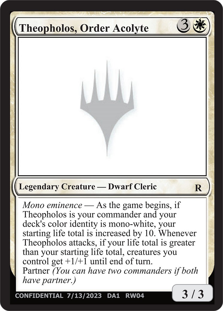 Theopholos, Order Acolyte - Image 1