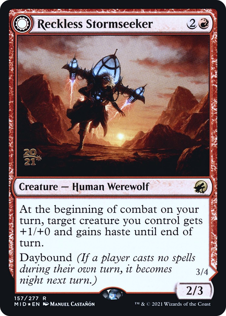 2021 Magic: The Gathering Innistrad: Midnight Hunt Promos 2021 Magic: The Gathering Innistrad: Midnight Hunt Promos #157s tra