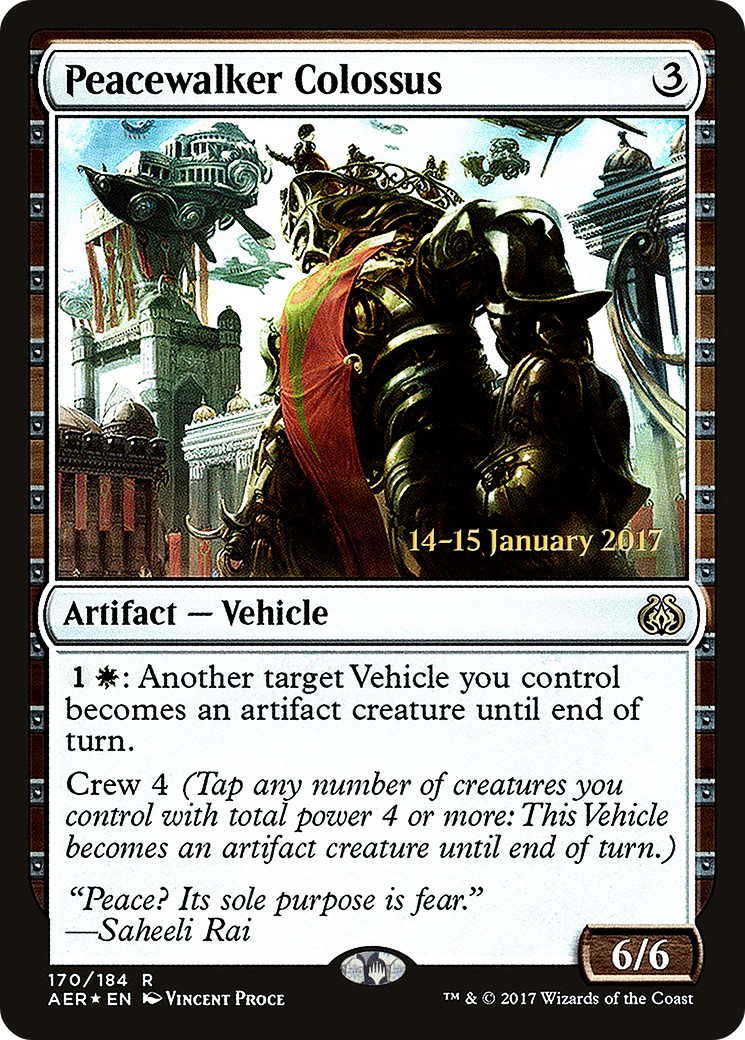 2017 Magic: The Gathering Aether Revolt Promos 2017 Magic: The Gathering Aether Revolt Promos #170s trading card
