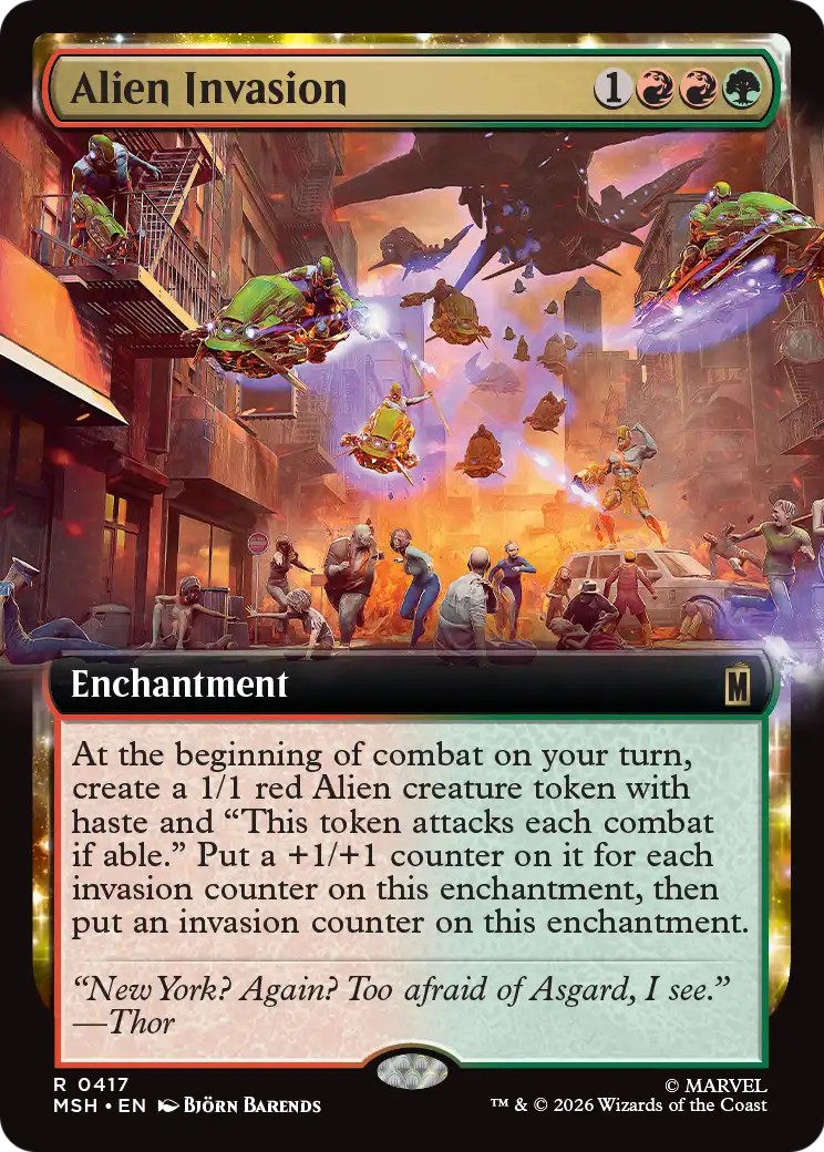 2026 Magic: The Gathering Marvel Super Heroes 2026 Magic: The Gathering Marvel Super Heroes #417 trading card