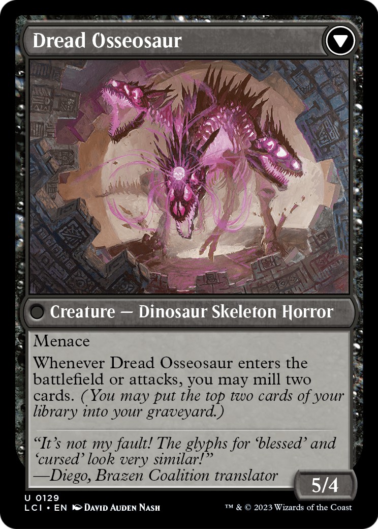 Visage of Dread // Dread Osseosaur thumbnail 2