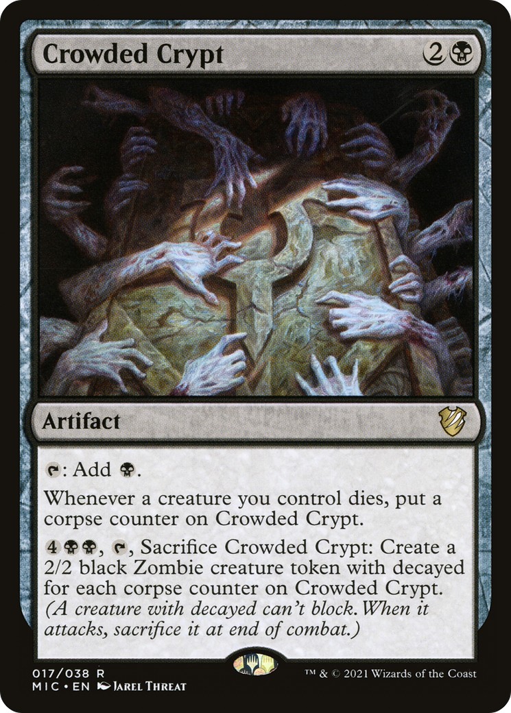 2021 Magic: The Gathering Midnight Hunt 2021 Magic: The Gathering Midnight Hunt #17 trading card