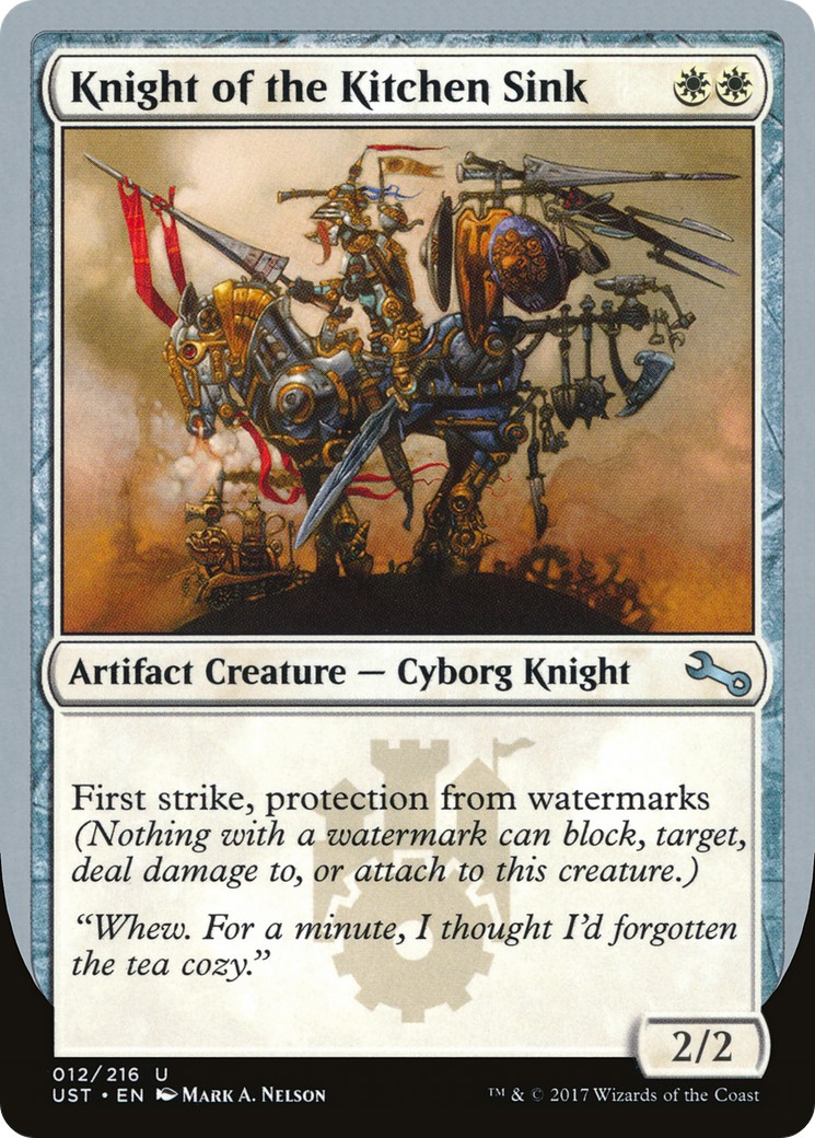 Knight of the Kitchen Sink - Image 1