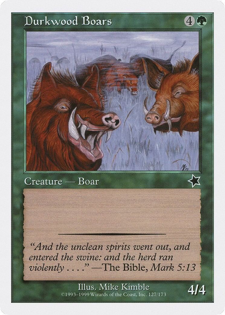 1999 Magic: The Gathering Starter 1999 Magic: The Gathering Starter #127 trading card