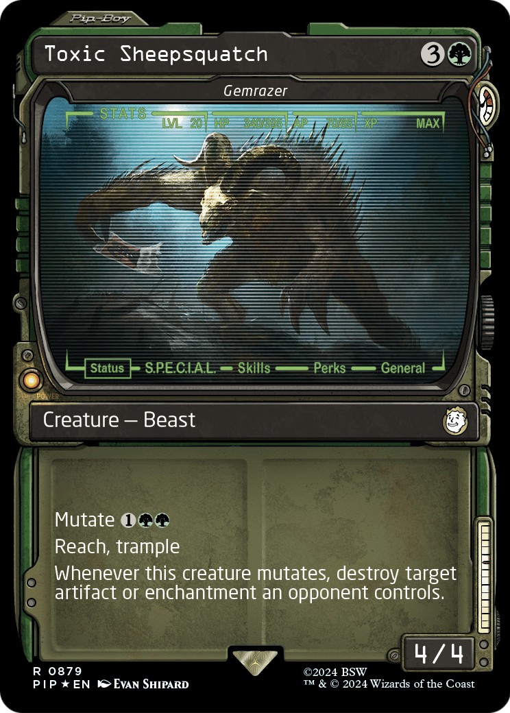2024 Magic: The Gathering Fallout 2024 Magic: The Gathering Fallout #879 trading card
