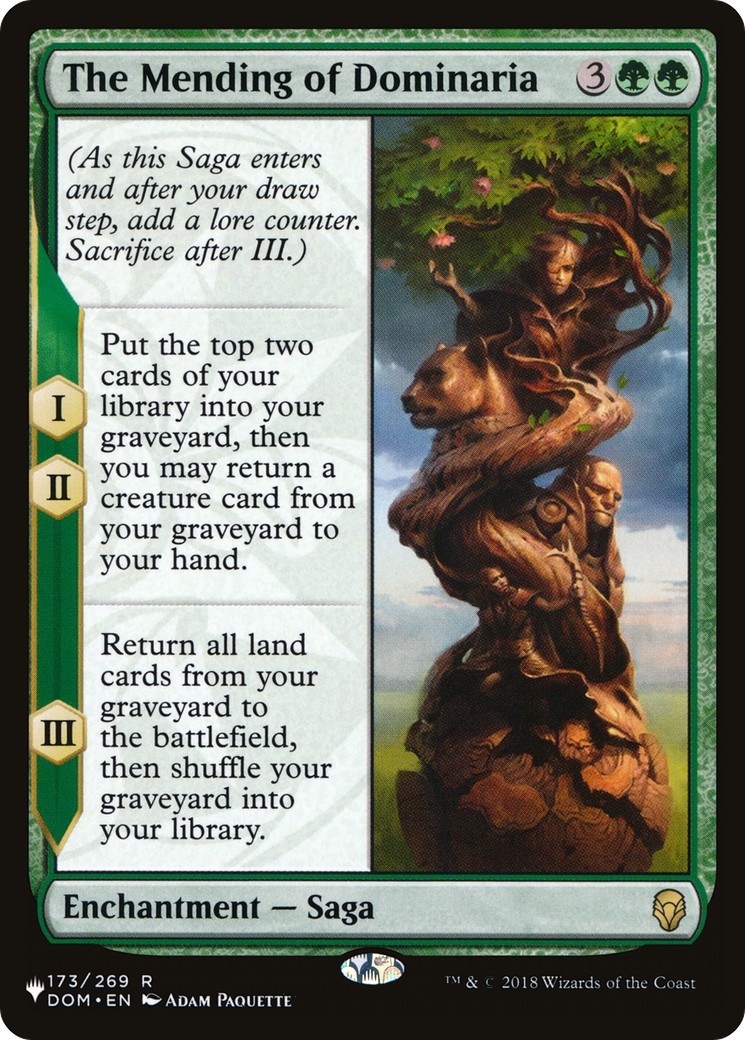 2022 Magic: The Gathering The List 2022 Magic: The Gathering The List #DOM-173 trading card