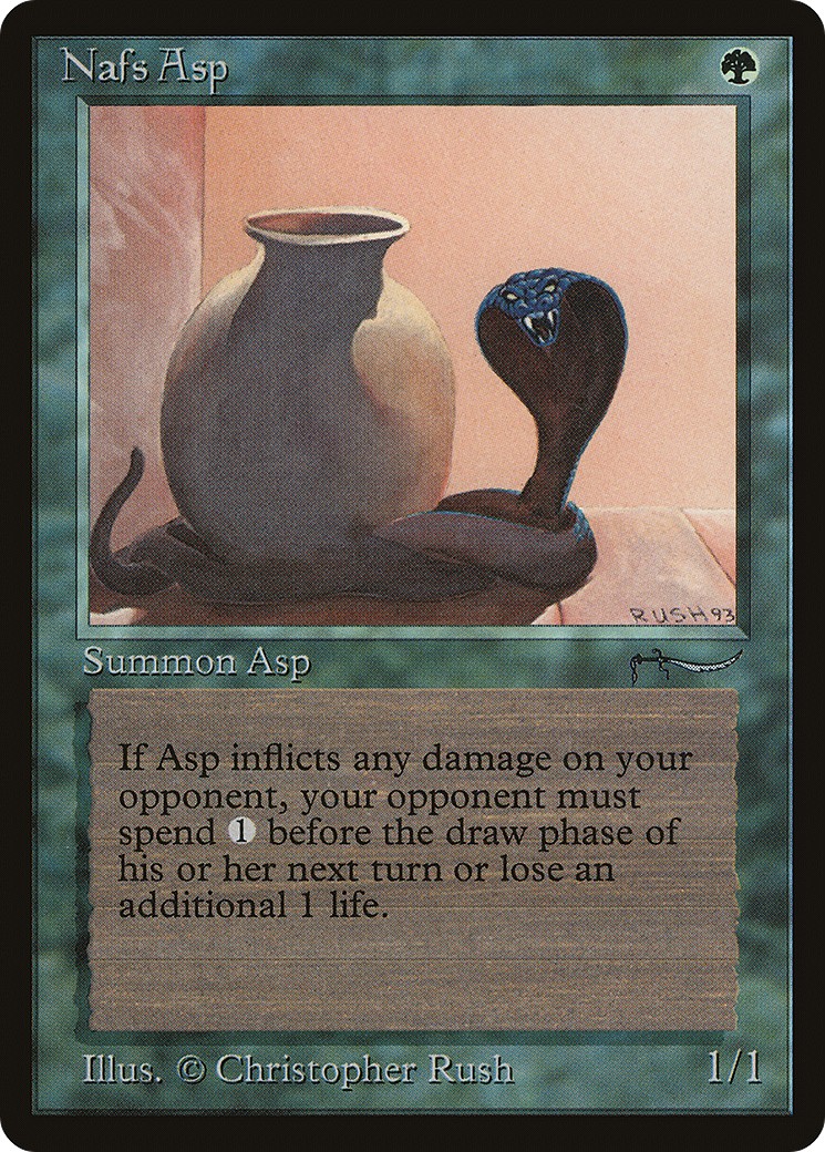 1993 Magic: The Gathering Arabian Nights 1993 Magic: The Gathering Arabian Nights #52† trading card