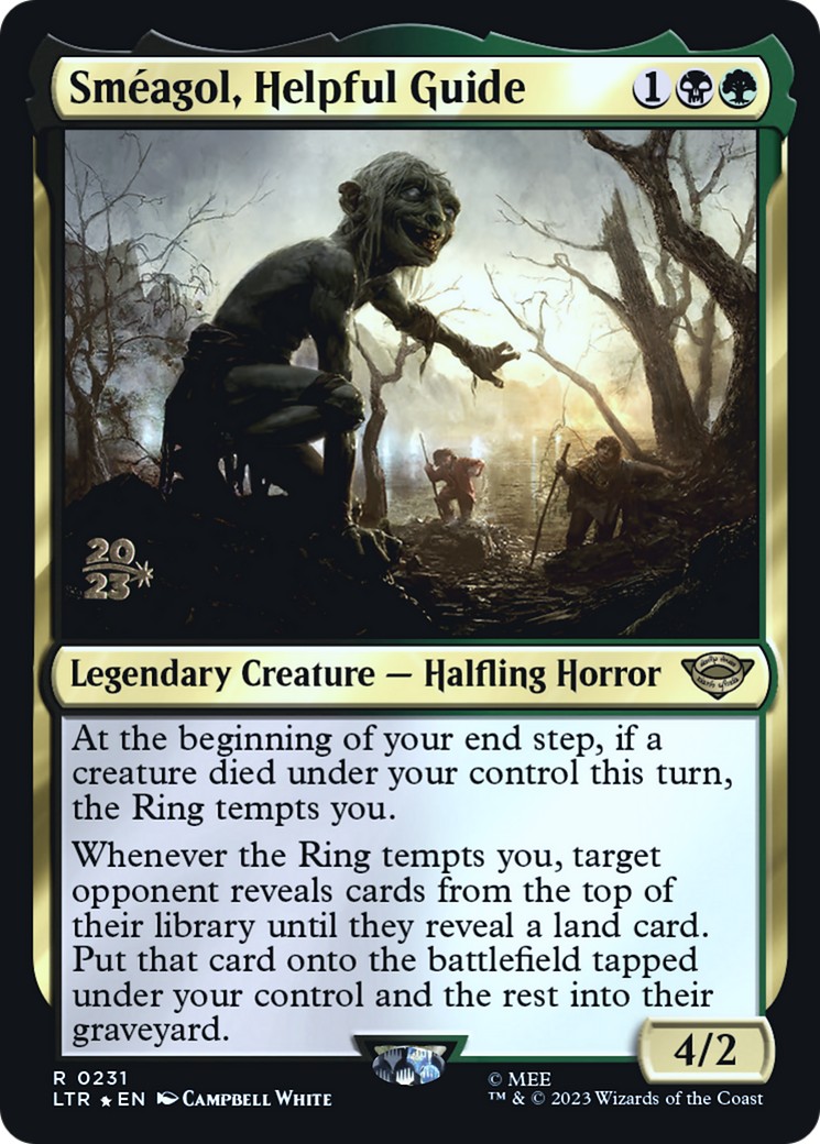 2023 Magic: The Gathering Tales of Middle-earth Promos 2023 Magic: The Gathering Tales of Middle-earth Promos #231s trading c