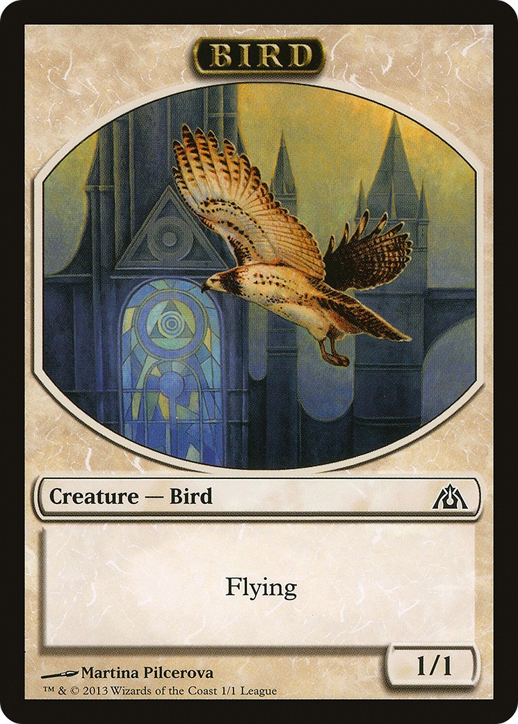 2013 Magic: The Gathering League Tokens Bird #2 trading card