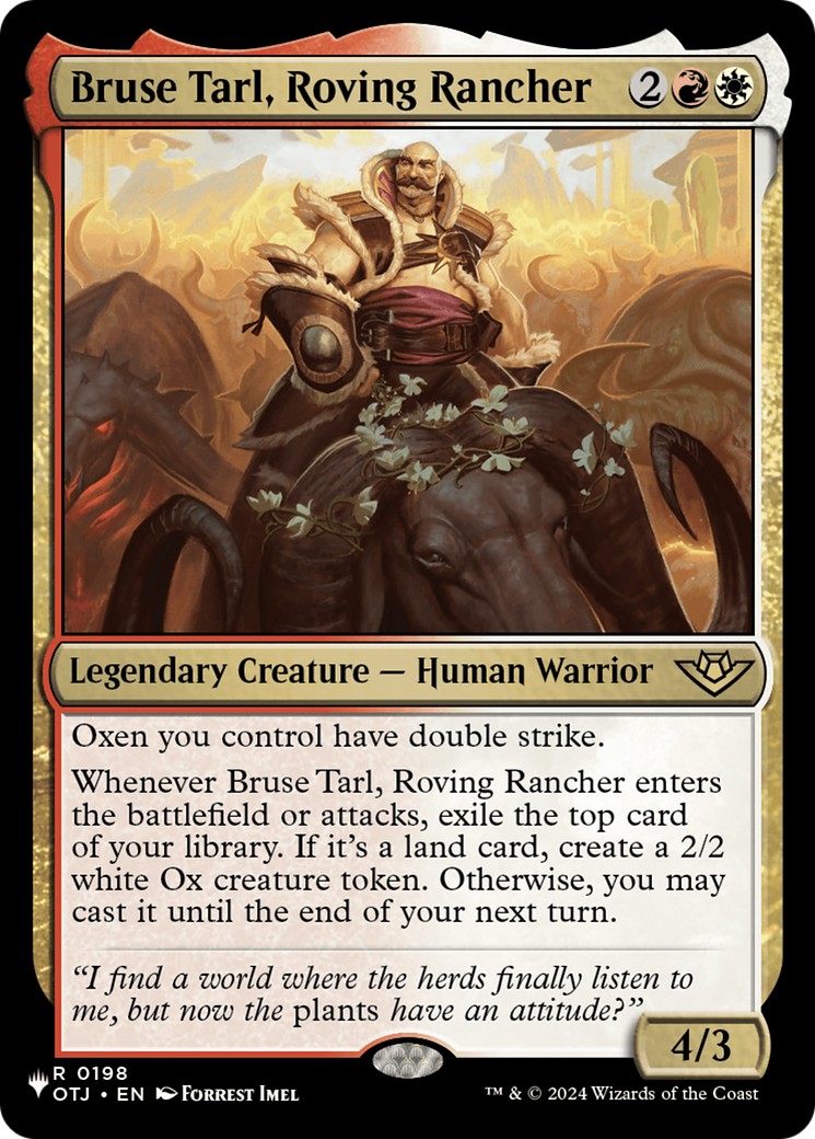2025 Magic: The Gathering The List 2025 Magic: The Gathering The List #OTJ-198 trading card