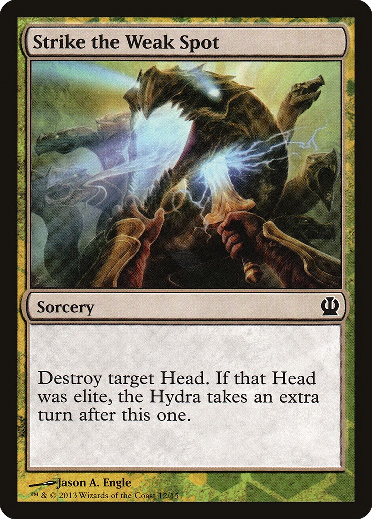 2013 Magic: The Gathering Face the Hydra Strike the Weak Spot #12 trading card