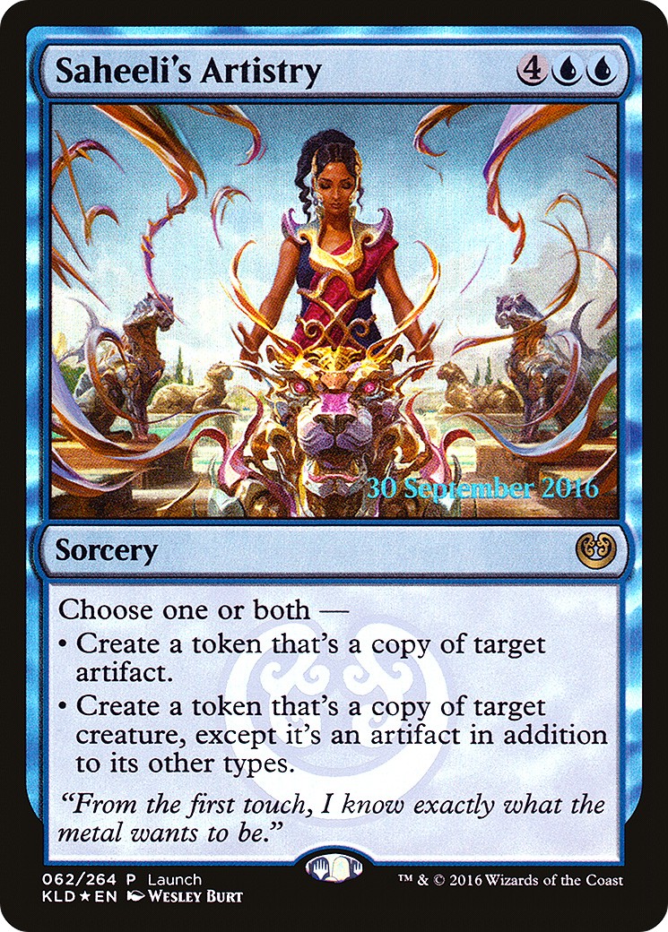 2016 Magic: The Gathering Kaladesh Promos 2016 Magic: The Gathering Kaladesh Promos #62 trading card