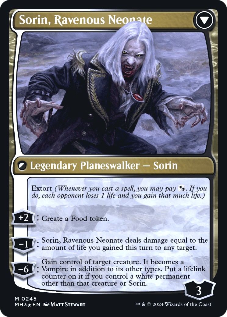 Sorin of House Markov // Sorin, Ravenous Neonate thumbnail 2