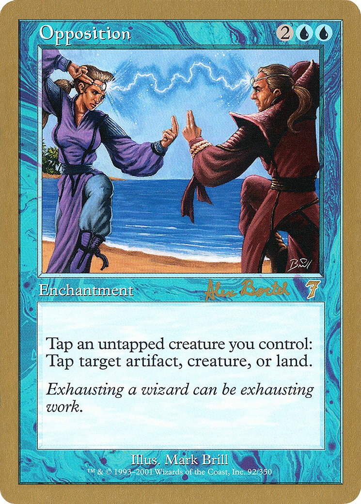 2001 Magic: The Gathering World Championship Decks 2001 Magic: The Gathering World Championship Decks #ab92 trading card