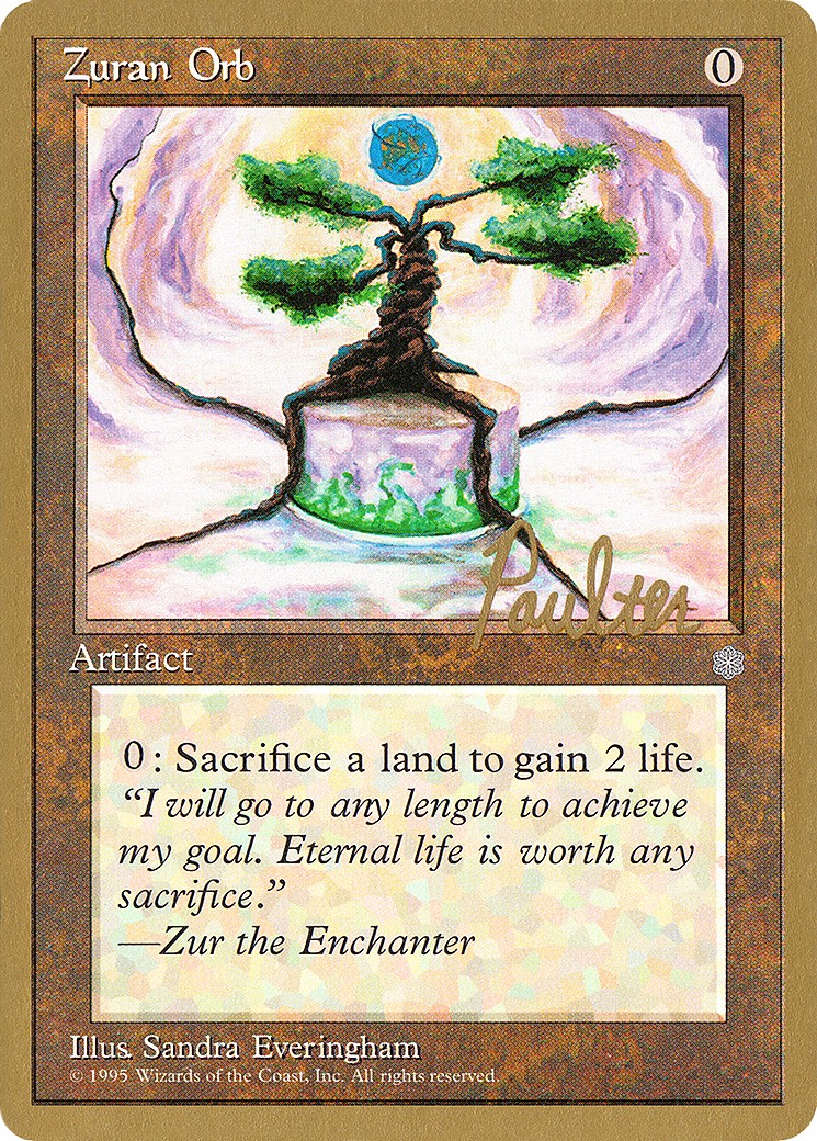 1996 Magic: The Gathering Pro Tour Collector Set 1996 Magic: The Gathering Pro Tour Collector Set #pp350 trading card