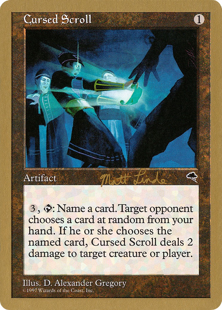 1999 Magic: The Gathering World Championship Decks 1999 Magic: The Gathering World Championship Decks #ml281 trading card