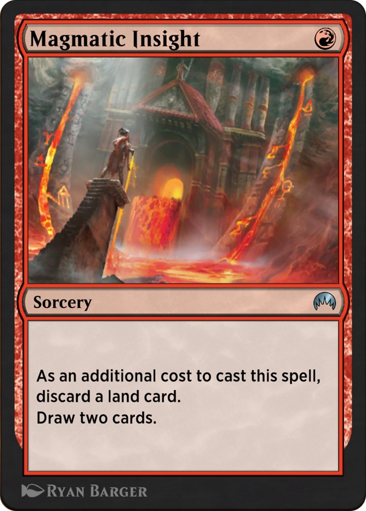 2025 Magic: The Gathering Pioneer Anthology 1 Magmatic Insight #3 trading card