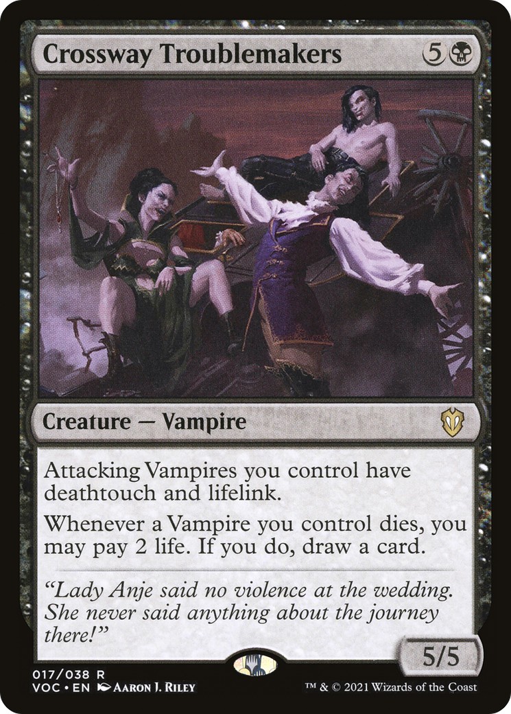 2021 Magic: The Gathering Crimson Vow 2021 Magic: The Gathering Crimson Vow #17 trading card