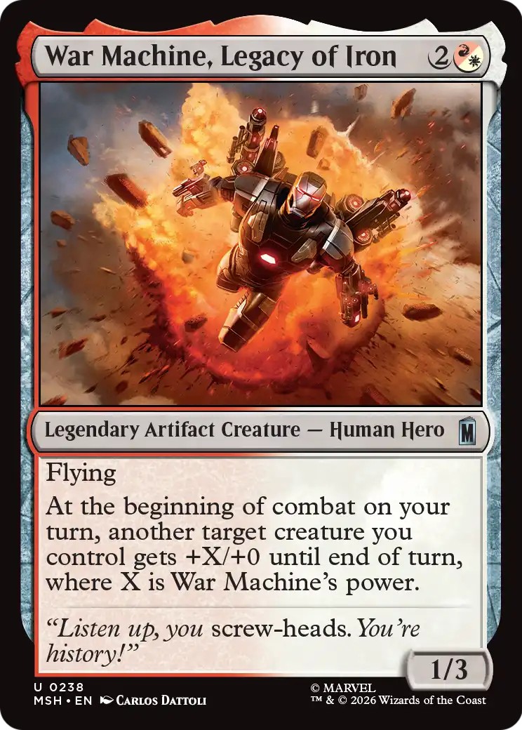 2026 Magic: The Gathering Marvel Super Heroes 2026 Magic: The Gathering Marvel Super Heroes #238 trading card