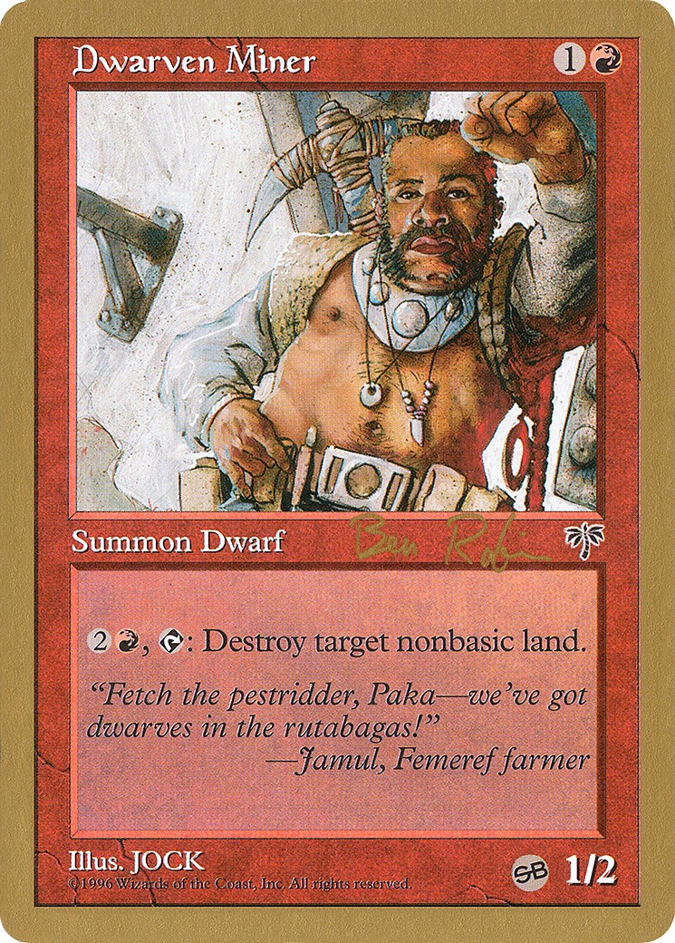 1998 Magic: The Gathering World Championship Decks 1998 Magic: The Gathering World Championship Decks #br169sb trading card