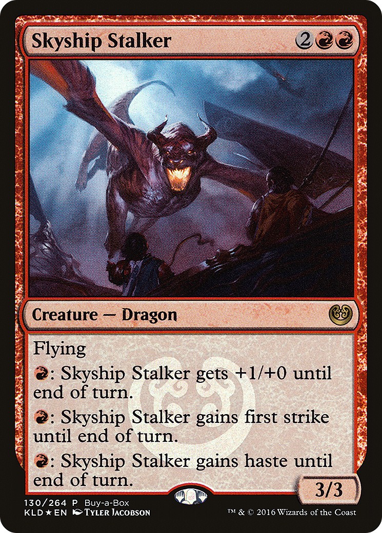 2016 Magic: The Gathering Kaladesh Promos Skyship Stalker #130 trading card