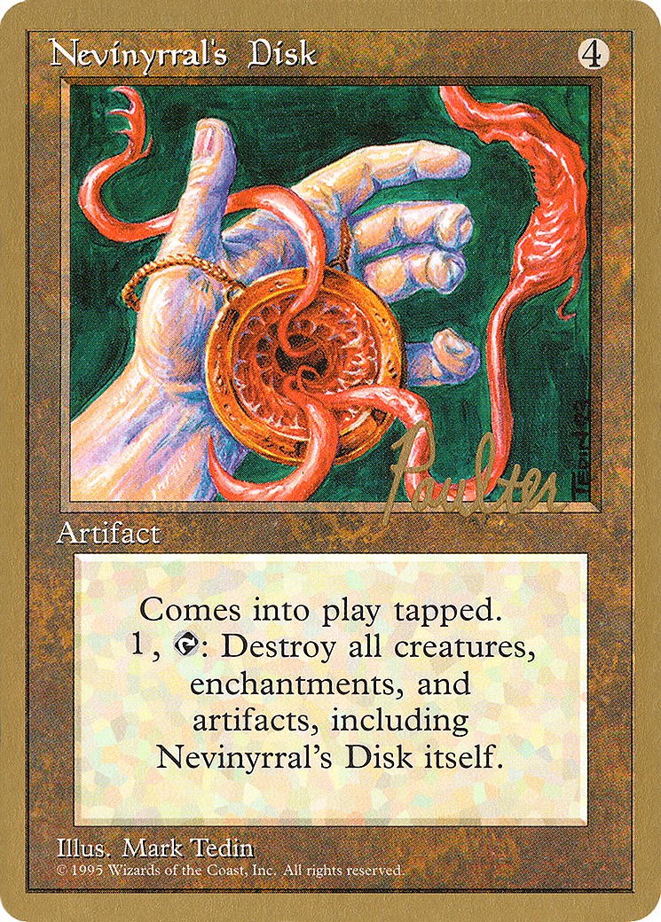 1996 Magic: The Gathering Pro Tour Collector Set 1996 Magic: The Gathering Pro Tour Collector Set #pp338 trading card