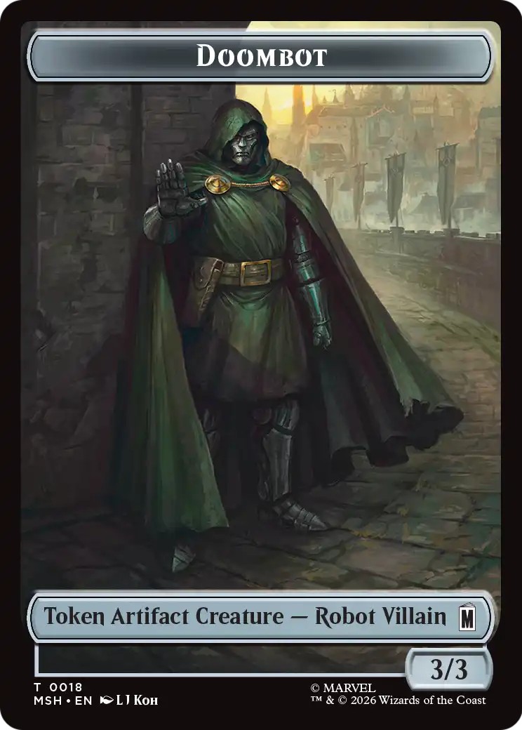 2026 Magic: The Gathering Marvel Super Heroes Tokens 2026 Magic: The Gathering Marvel Super Heroes Tokens #18 trading card