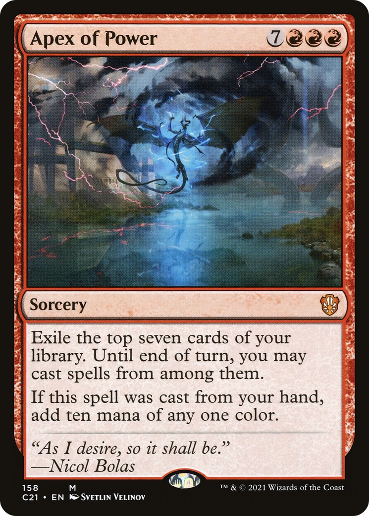 2021 Magic: The Gathering Commander 2021 Magic: The Gathering Commander #158 trading card