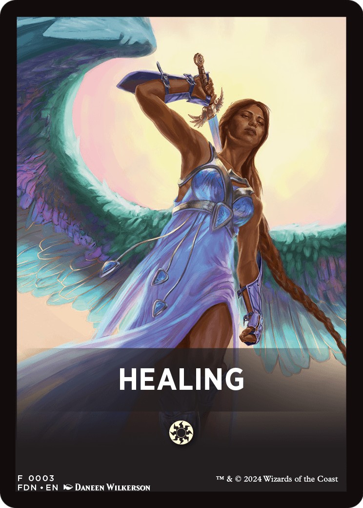 2024 Magic: The Gathering Foundations Front Cards Healing #3 trading card
