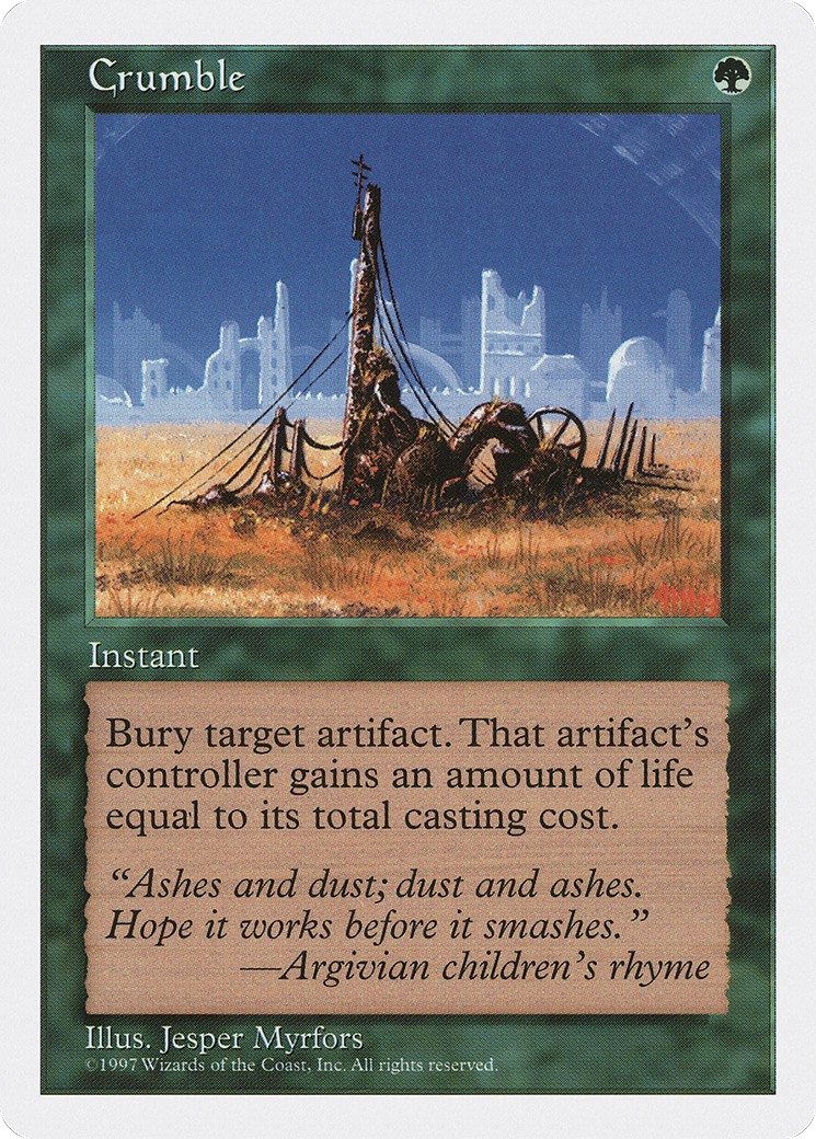 1997 Magic: The Gathering Fifth Edition 1997 Magic: The Gathering Fifth Edition #287 trading card