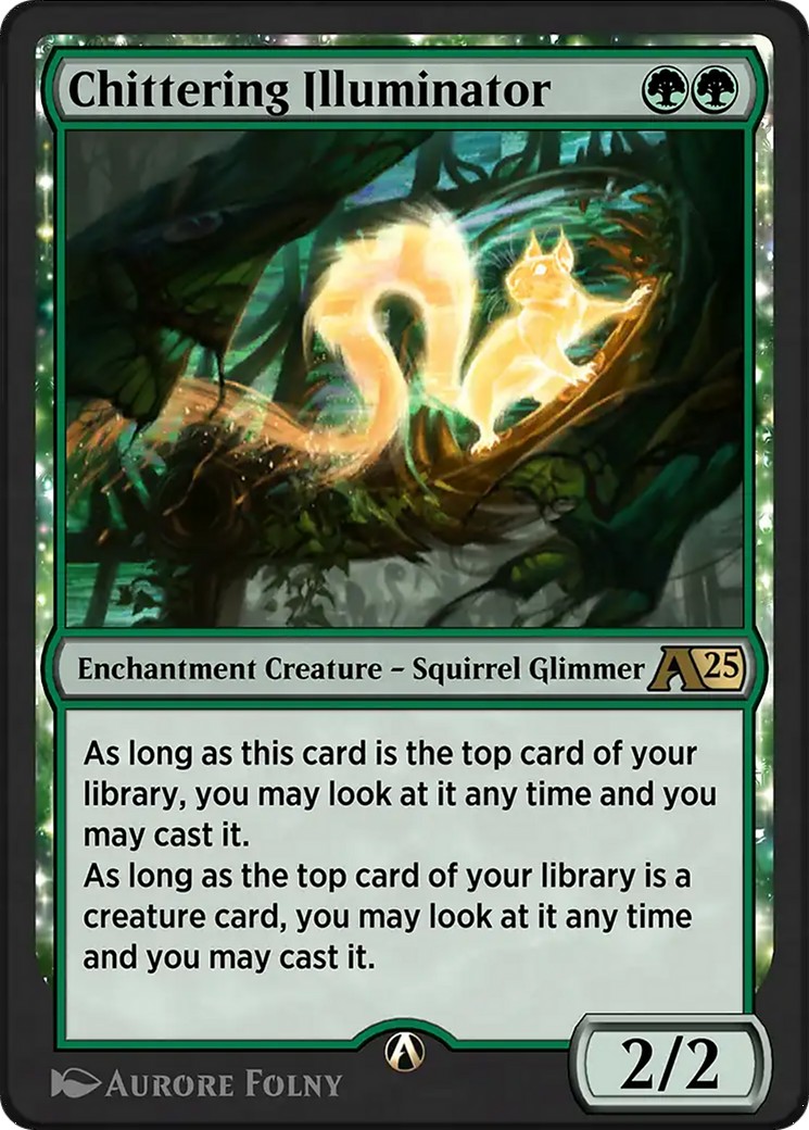 2024 Magic: The Gathering Alchemy: Duskmourn Chittering Illuminator #15 trading card
