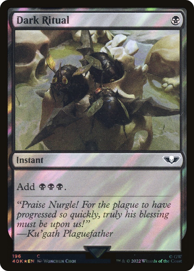 Dark Ritual (Commander · Common · Foil) · 2022 · Warhammer 40,000