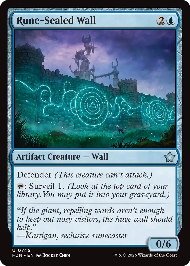 2026 Magic: The Gathering Foundations 2026 Magic: The Gathering Foundations #745 trading card