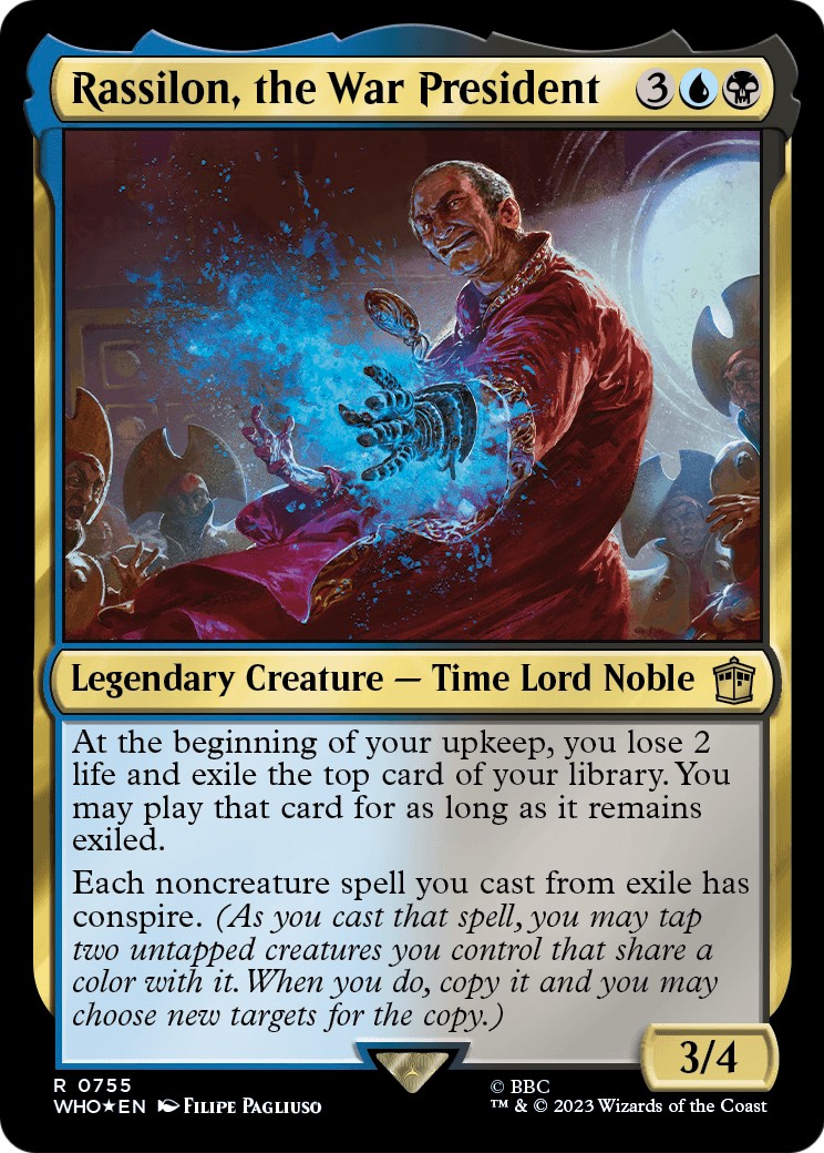 2023 Magic: The Gathering Doctor Who 2023 Magic: The Gathering Doctor Who #755 trading card