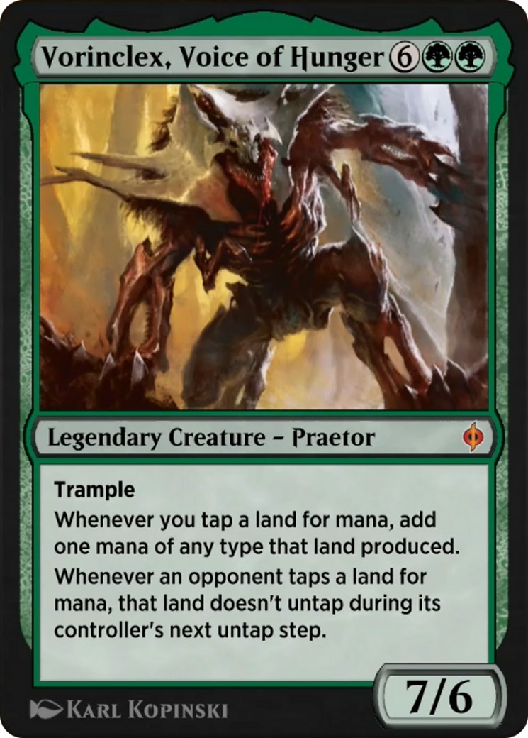 2021 Magic: The Gathering Historic Anthology 5 Vorinclex, Voice of Hunger #17 trading card