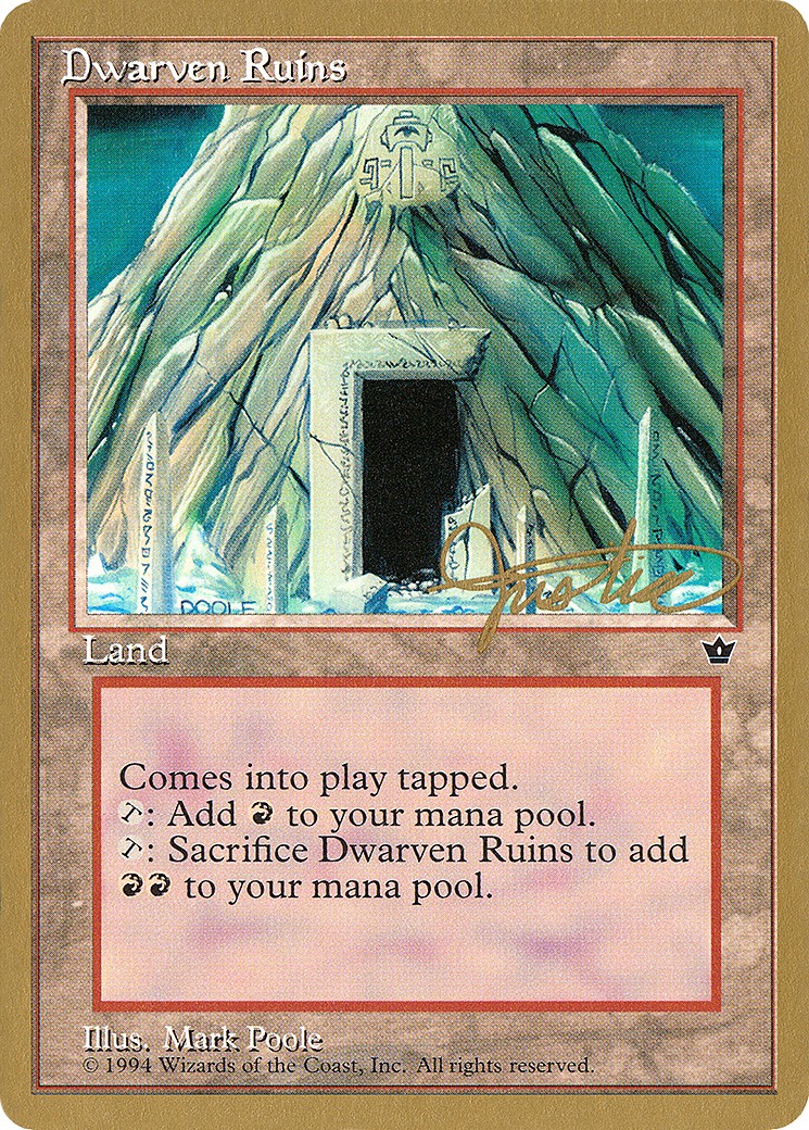 1996 Magic: The Gathering Pro Tour Collector Set 1996 Magic: The Gathering Pro Tour Collector Set #mj94 trading card