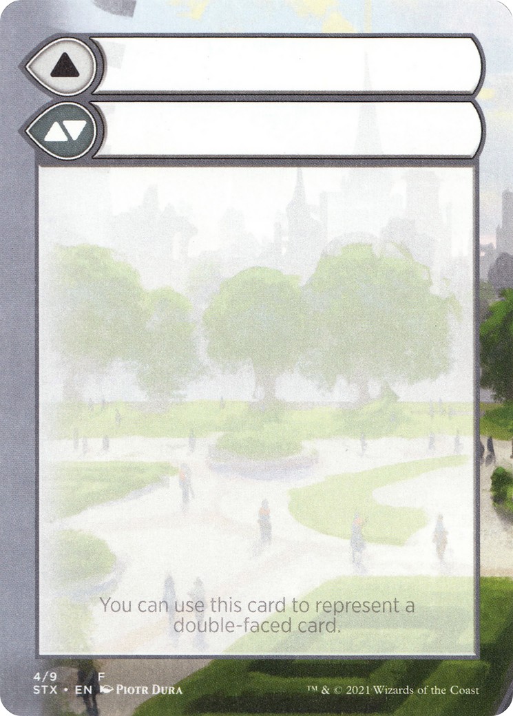 2021 Magic: The Gathering Strixhaven: School of Mages Substitute Cards Double-Faced Substitute Card #4 trading card