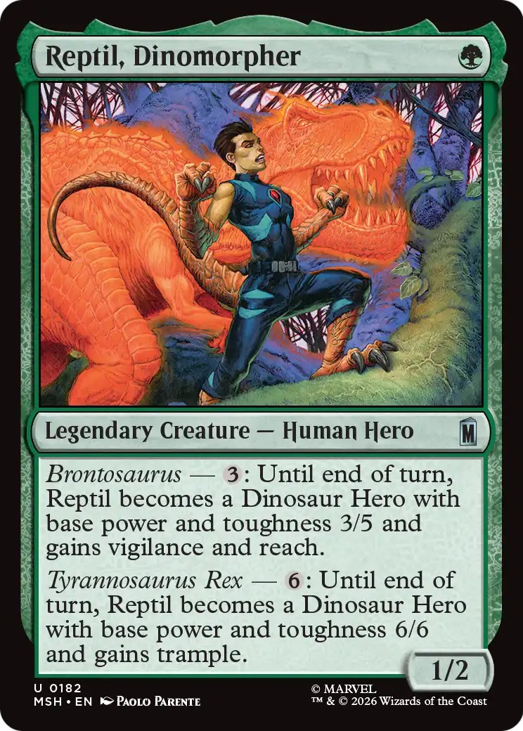 2026 Magic: The Gathering Marvel Super Heroes 2026 Magic: The Gathering Marvel Super Heroes #182 trading card