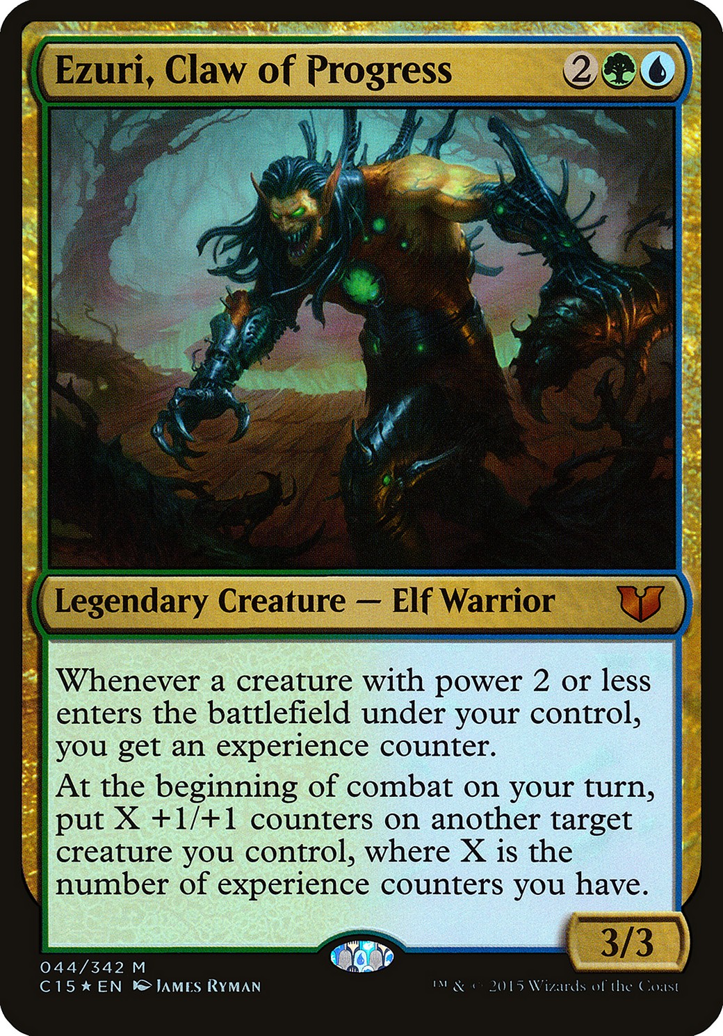 2015 Magic: The Gathering Commander 2015 Oversized 2015 Magic: The Gathering Commander 2015 Oversized #44 trading card