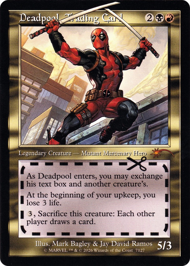 Deadpool, Trading Card - Image 1