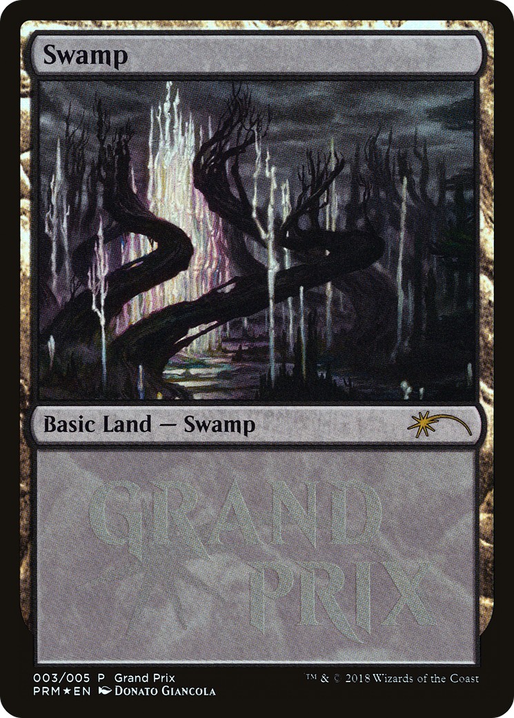2018 Magic: The Gathering Grand Prix Promos Swamp #2018c trading card
