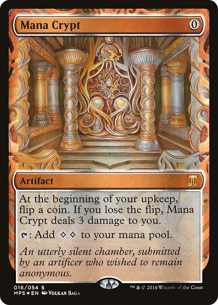 2016 Magic: The Gathering Kaladesh Inventions Mana Crypt #16 trading card